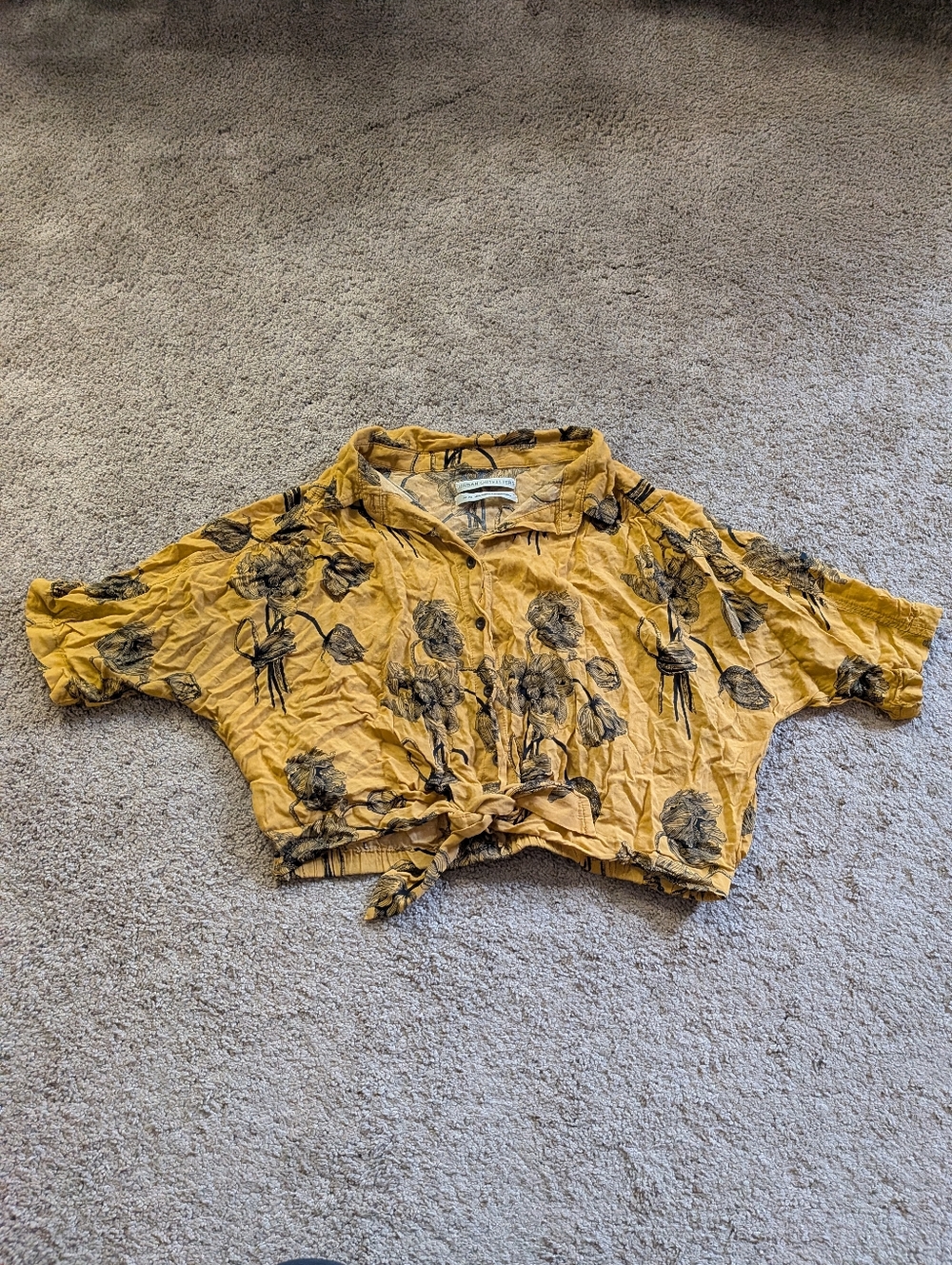 Urban Outfitters Crop Button Down